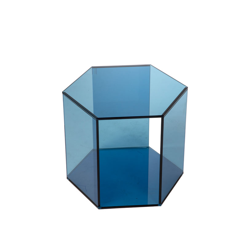 Medium glazen hexagon