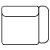 1 zits arm rechts - B99 x D95 cm