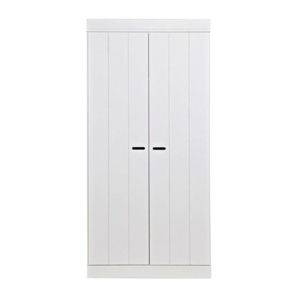 Witte kledingkast 2-deurs