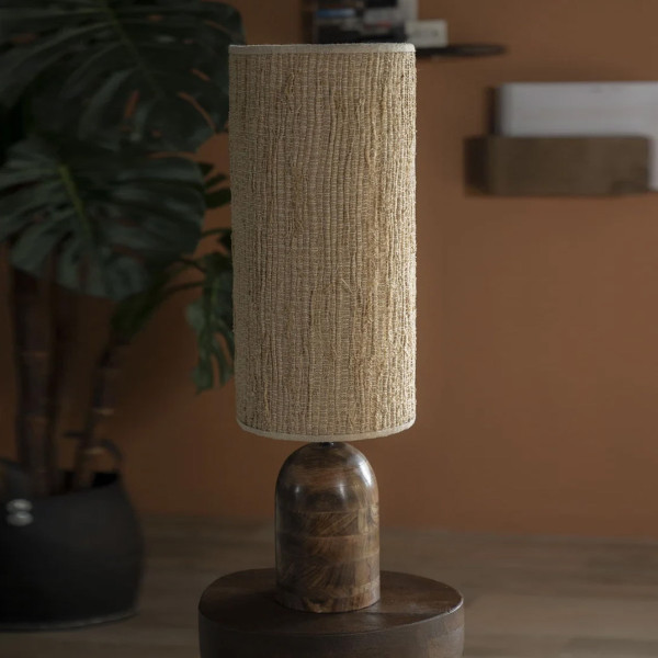 Bohemian tafellamp naturel groot