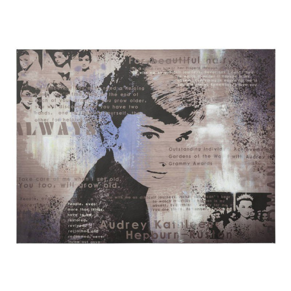 Canvas doek Audrey Hepburn