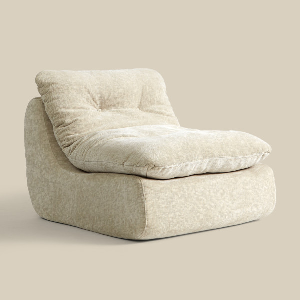 Zachte lounge fauteuil retro