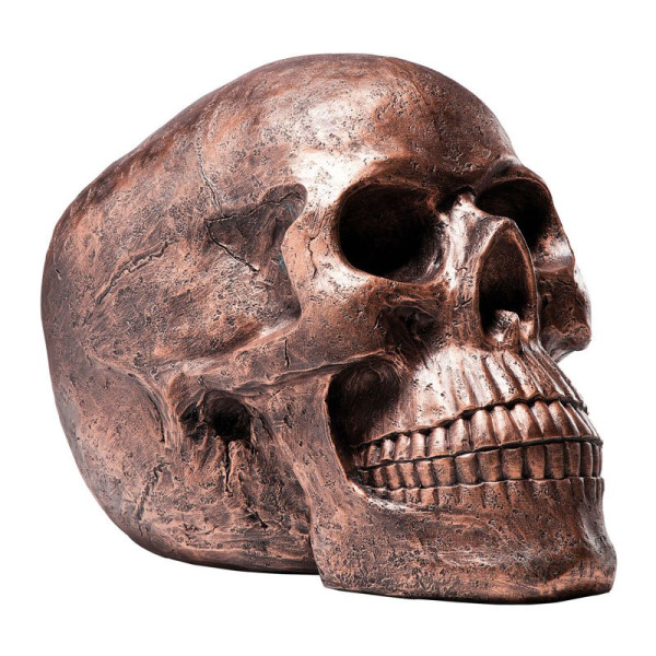 Decoratie schedel Skull Head Copper
