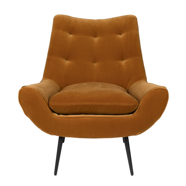 Authenticatie ethisch Dwang Dutchbone Glodis | Lounge fauteuil velvet | 3100105 | LUMZ