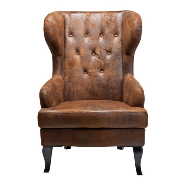 Grote fauteuil bruin