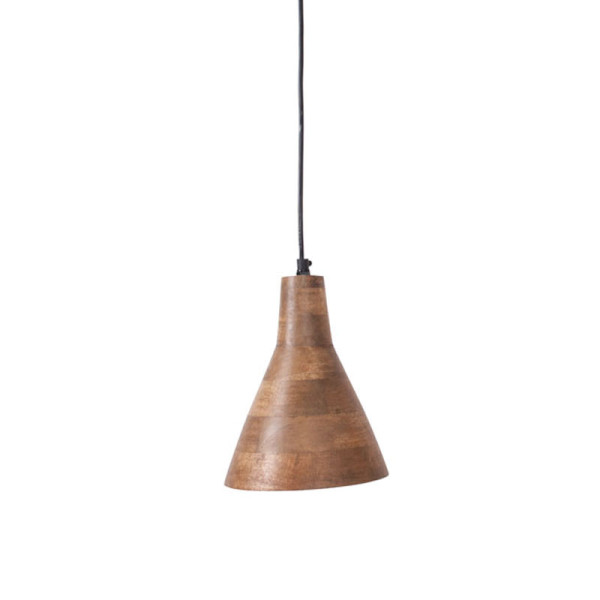 Houten hanglamp 1L