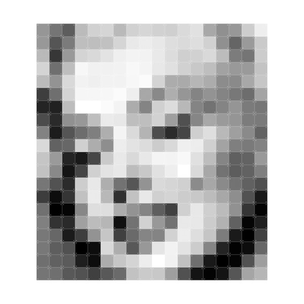 Pixel decoratie van Marilyn