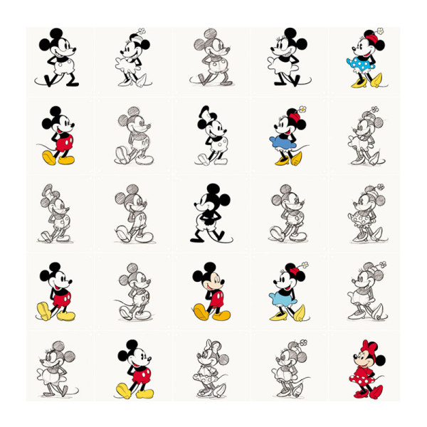 Decoratie Mickey en Minnie