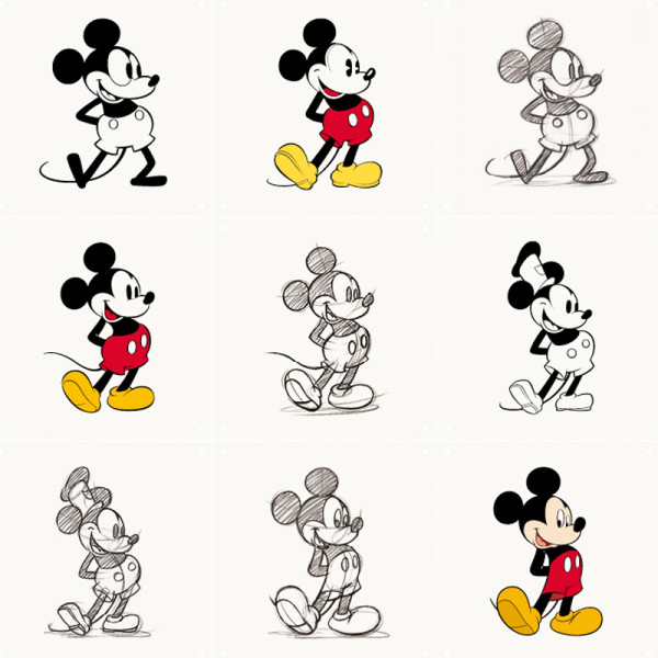 Muurdecoratie Mickey Mouse