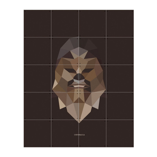 Muurdecoratie van Chewbacca