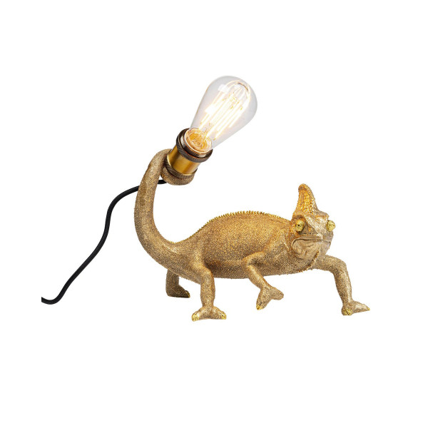 Gouden kameleon lampje