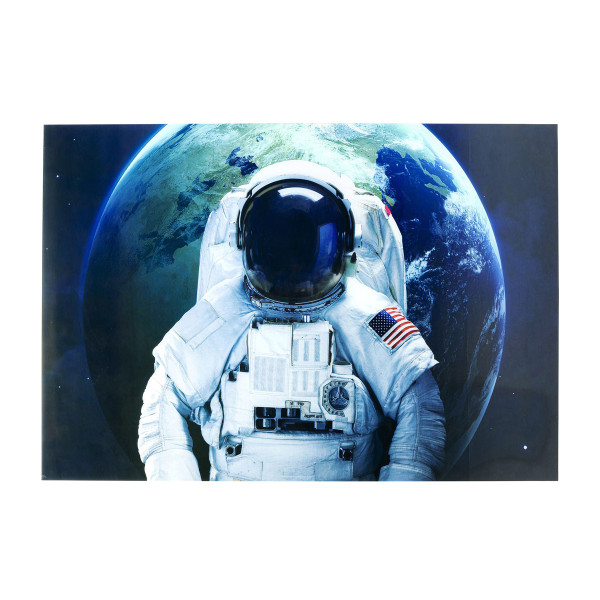 Astronaut glas schilderij