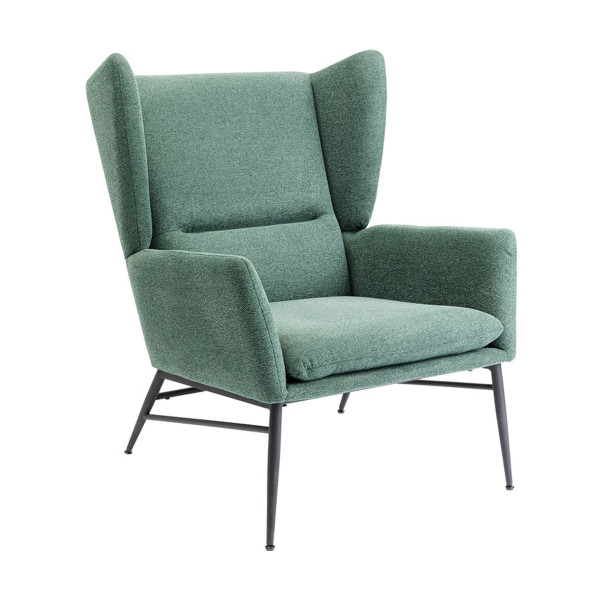 Moderne fauteuil groen