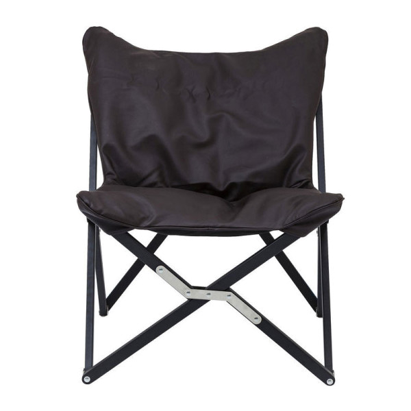 Opvouwbare zwarte stoel