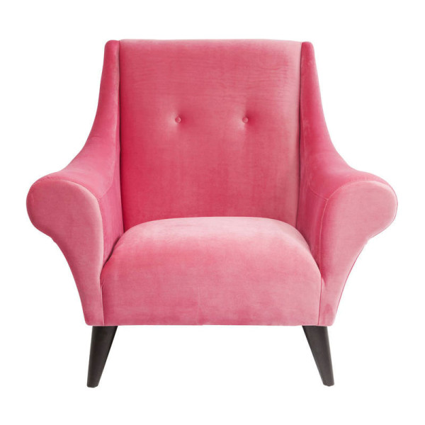 Roze fauteuil