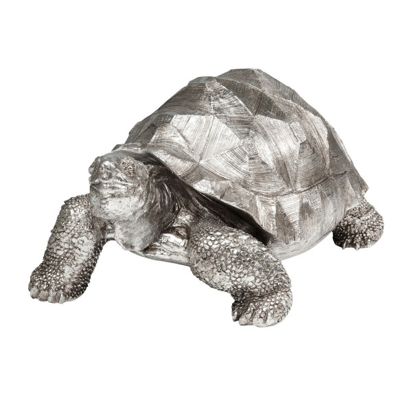 Zilveren deco schildpad