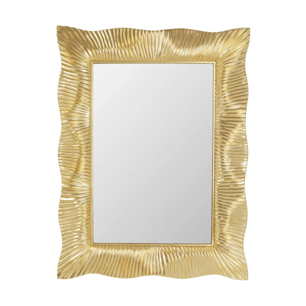 Spiegel met gouden lijst