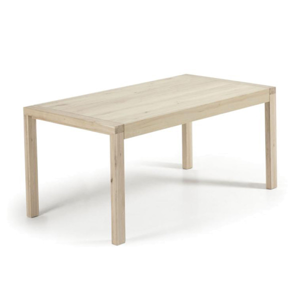 Uitschuifbare houten tafel