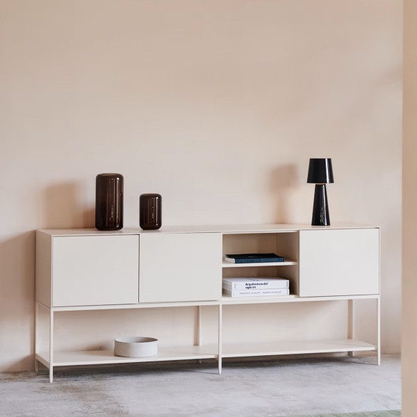 Wit design dressoir op hoge poten 195 cm