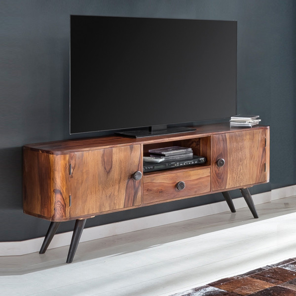 TV-meubel van sheesham hout