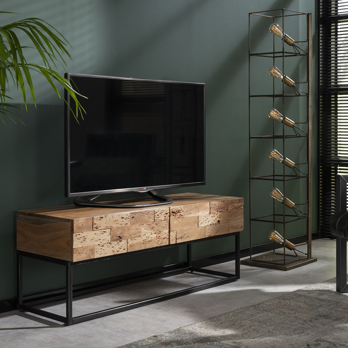 Onwijs Massief acaciahouten tv-meubel | Giani Mill | LUMZ QM-73