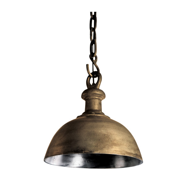 Hanglamp brons komvormig