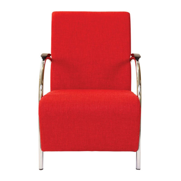 Rode fauteuil modern Ostera
