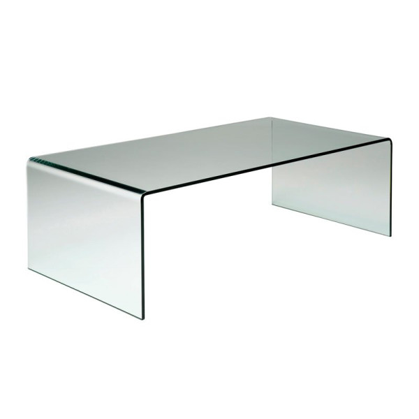 Verkoper diefstal warmte Kare Design Clear Club | Salontafel gebogen glas 120 | 76716