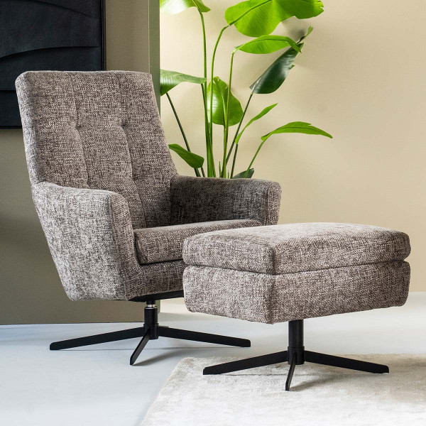 Fauteuil met knopen samenstellen