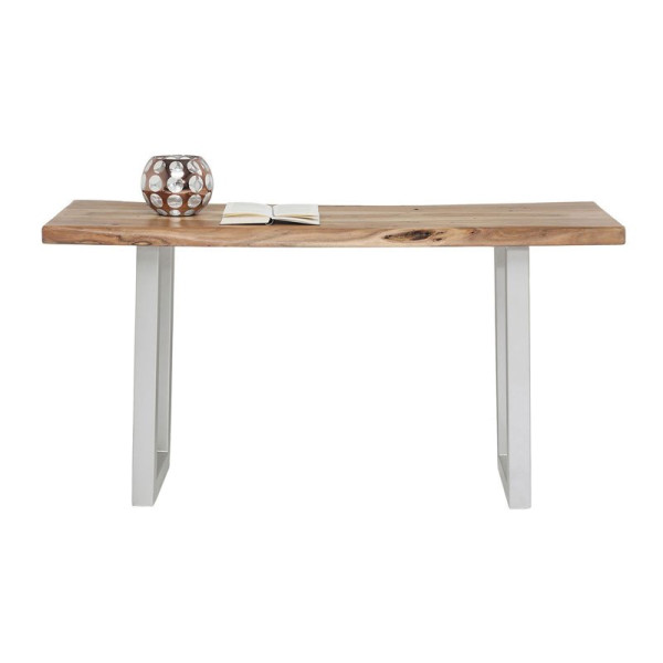 Sidetable hout en staal Pure Nature