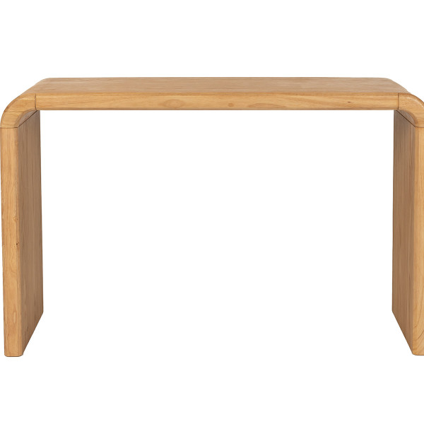 Console tafel gebogen eiken