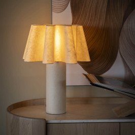 Design tafellamp handgemaakt papier