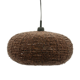 Hanglamp houten kralen