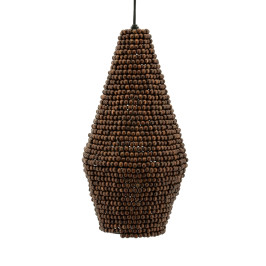 Hanglamp houten kralen