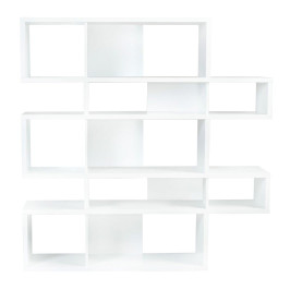 Design boekenkast wit 160 cm
