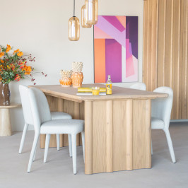 Design eettafel eiken