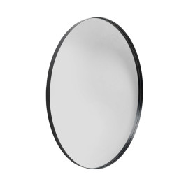 Grote ronde spiegel zwart 100cm