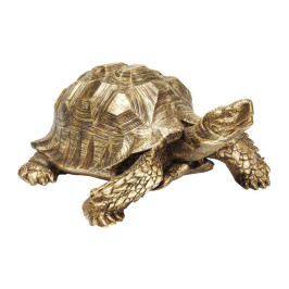 Gouden deco schildpad