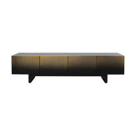 Design tv-meubel zwart met goud