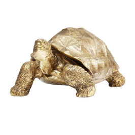 Gouden deco schildpad