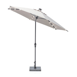 Ronde parasol met LED verlichting