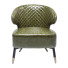 Vintage groene fauteuil