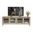TV-meubel metaal en hout