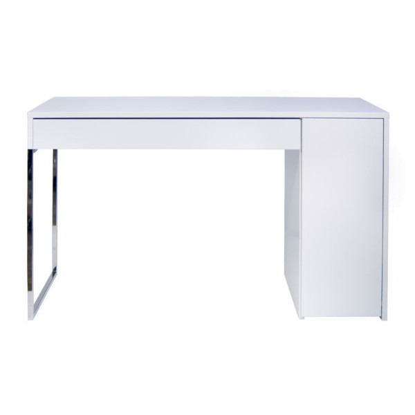 Bureau Prado 130cm - blanc Moderne, Design - TEMAHOME