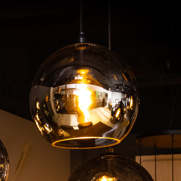 garage schaal Spaans ETH Orb | Grote hanglamp met glazen bollen | LUMZ