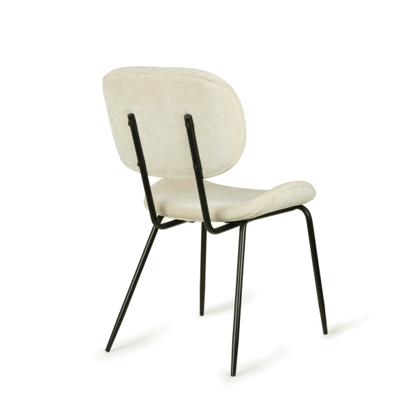 Maar grillen Sleutel HKliving | Retro design stoel met ribstof | MSK3706 | LUMZ