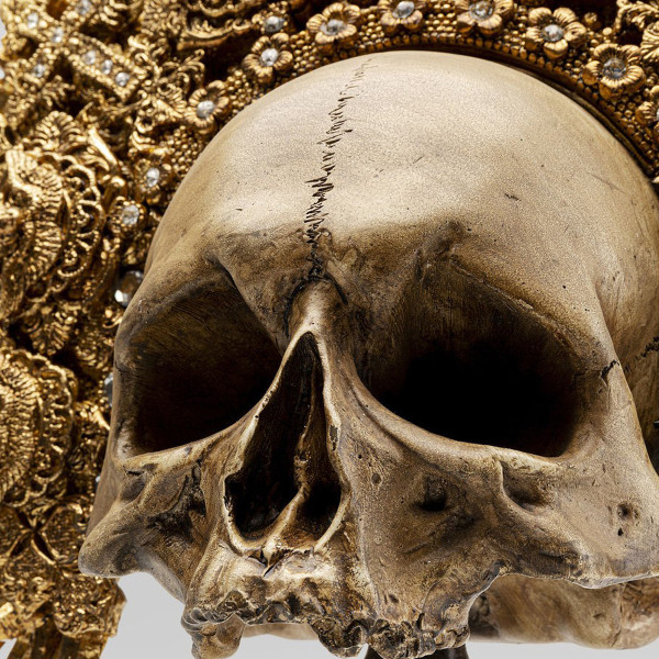 Clam maniac Geweldig Kare Design King Skull | Deco gouden schedel | 51926 | LUMZ