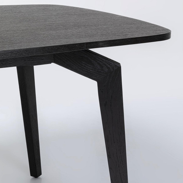 Typisch aankomst handleiding Kare Design Milano | Zwarte design eettafel hout | 85331