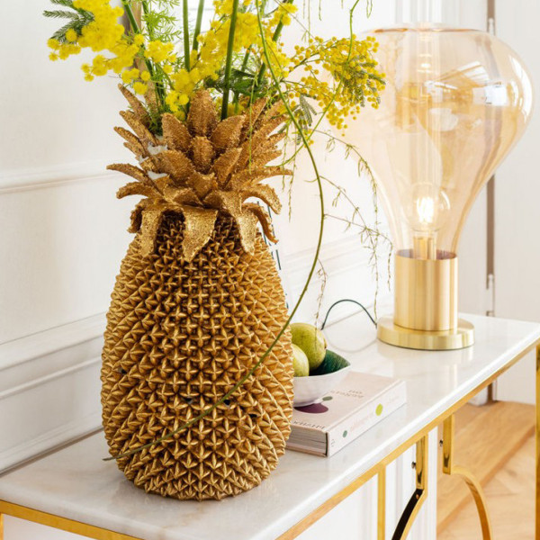 twijfel haai avontuur Kare Design Pineapple | Gouden ananas | 51068 | LUMZ
