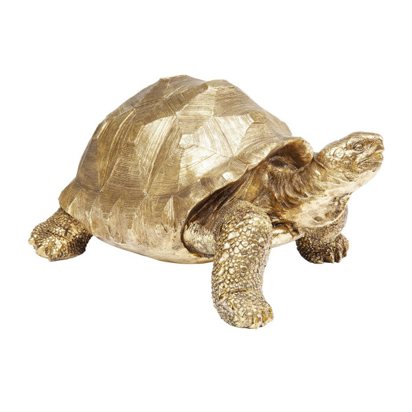 Egypte Grit Kilimanjaro Kare Design Turtle Gold | Gouden deco schildpad | 61959 | LUMZ
